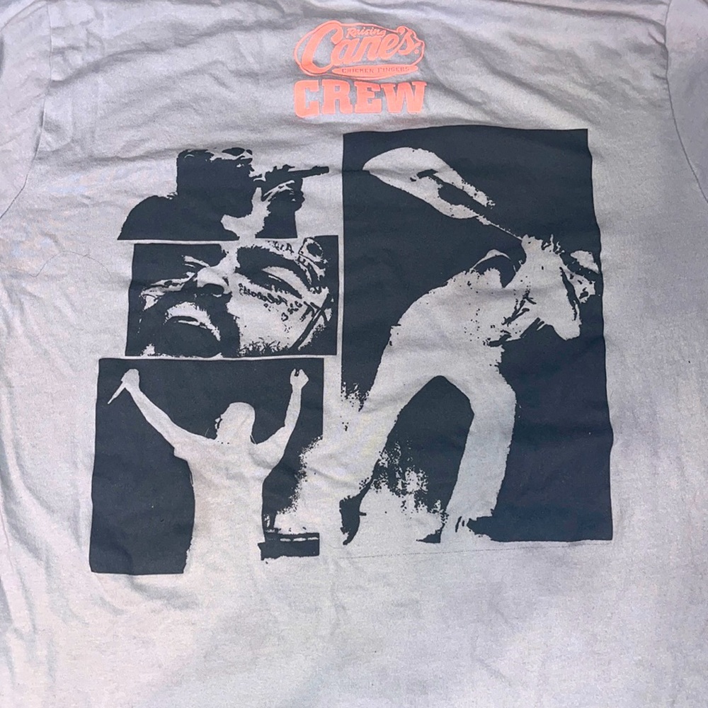 I’m selling an original Post Malone Rising Canes crew only tee shirt.